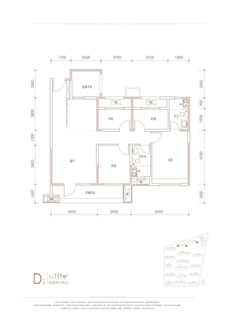 恒大金碧天下户型图 - 小区户型图 -躺平设计家