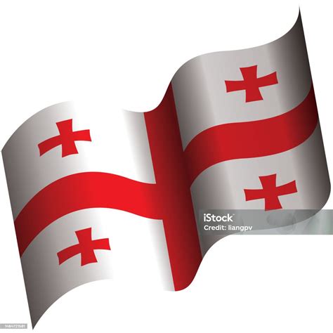 Flag Of Georgia Stock Illustration - Download Image Now - Flag, Georgia - Country, Flag of ...