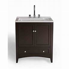 Bathroom Utility Cabinet by Stufurhome 30 5 Quot Laundry Utility Sink Vanity Espresso Bathroom Utility Cabinet