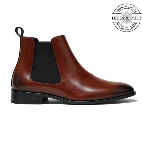 Brown Leather Party-wear Chelsea Boots | Hides&Culta – HIDES AND CULT