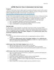 Image result for Task 2 edTPA