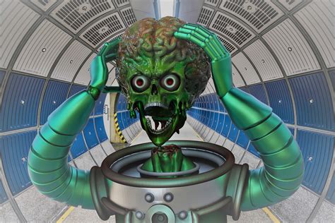 Archivo STL Mars Attacks Alien 👽・Modelo de impresora 3D para descargar・Cults