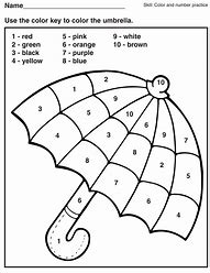 Image result for Easy Color by Number Coloring Sheet
