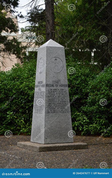 Memorial in Salem, the Capital City of Oregon Stock Image - Image of street, ruins: 264247677