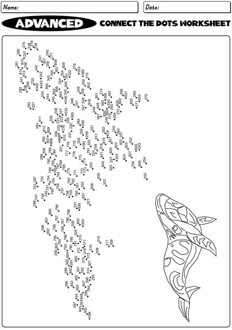 15 Advanced Connect The Dots Worksheets - Free PDF at worksheeto.com