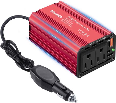 Amazon.com: 300W Power Inverter 12v to 110v, Car Plug in Adapter with ...
