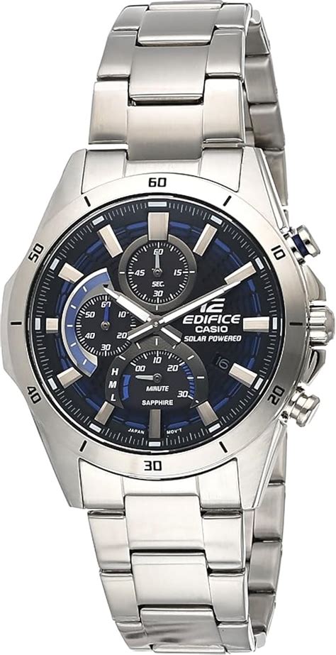 Casio Edifice Solar Slim Sapphire Analog Blue Dial Men EFS-S610D-1AVUDF ...