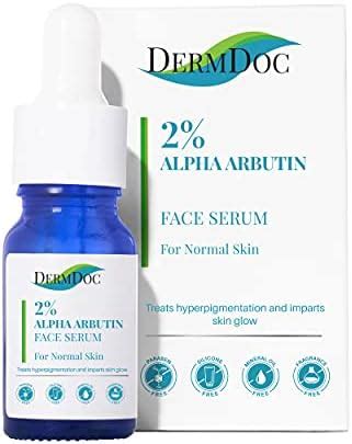 DermDoc 2% Alpha Arbutin Face Serum, 15 ml | Lightweight Serum For ...