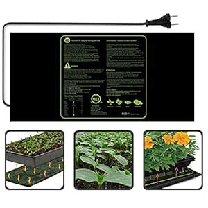 Qunan 100W Seedling Heating Mat Du ble Waterproof Flowers Fruits ...