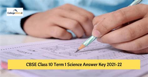 CBSE Class 10 Term 1 Science Answer Key 2021-22 (Available) - Download ...