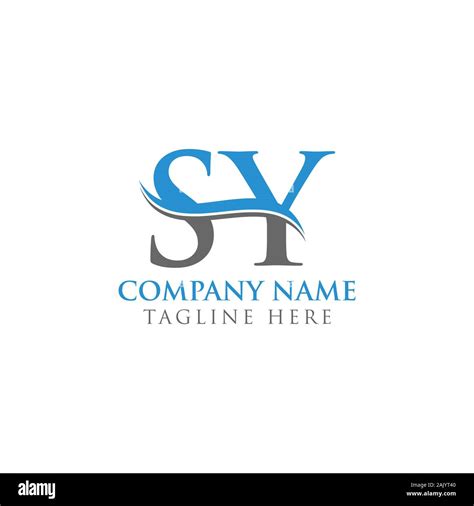 Letter Sy Luxury Logo Design Vector Stock Vector (Royalty Free ...