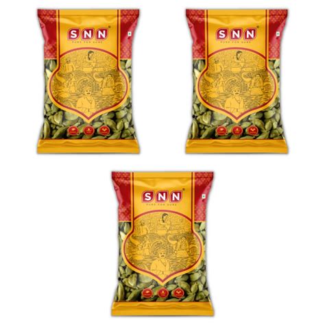 SNN FOODS Green Whole Cardamom | Sabut Hari Elaichi | Rich and Aromatic ...