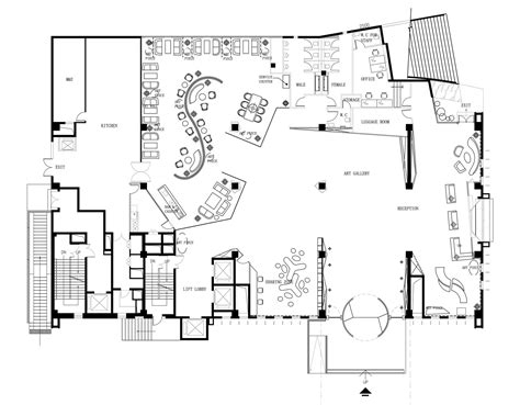 Gallery of Skytel / PANORAMA - 24 | Hotel room design plan, Hotel lobby ...