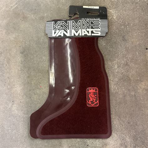 NOS Plasticolor Van Floor Mats Ford Van 75-91 Custom Deadstock Red ...