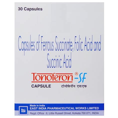 Tonoferon SF - Strip of 10 Capsules : Amazon.in: Fashion