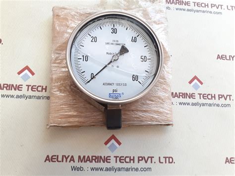 Wika 316 ss tube and connection 0-60 psi – Aeliya Marine Tech