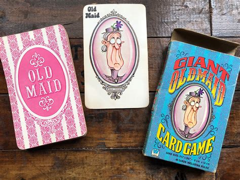 Giant Old Maid Card Game Whitman Vintage 1978 - Etsy | Card games ...