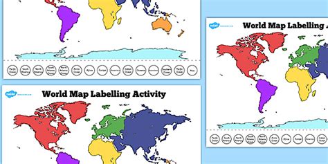 World Map Activity 的图像结果