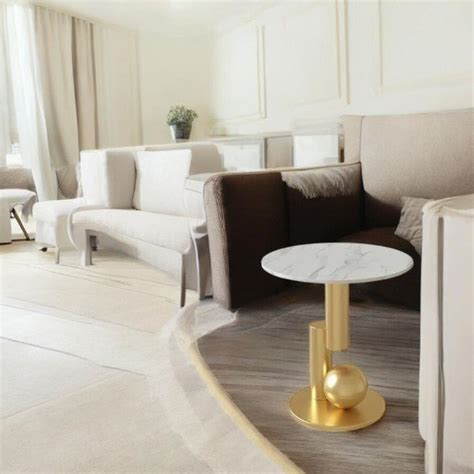 Side Table:The Orbital Side Table - Punam Metalcrafts