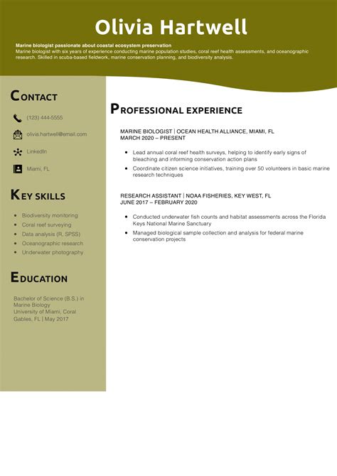 20 Best Science Resume Examples and Templates for 2026 ...