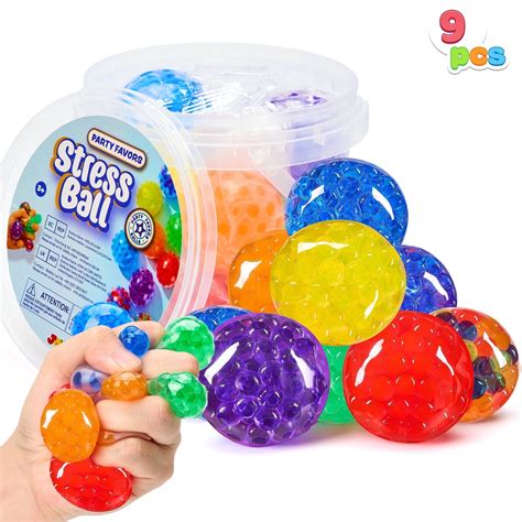 Joyfy 9 Pack Mini Stress Balls Fidget Toys for Adults Stress Relief ...