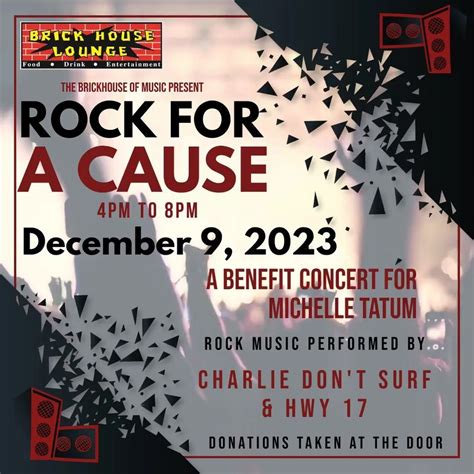 Rock for a Cause, The Brickhouse Lounge, Surfside Beach, 9 December ...