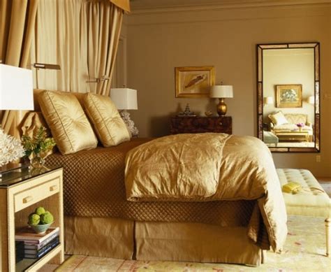 bedroom ideas with gold carpet