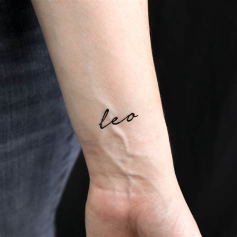 Name Leo Tattoo