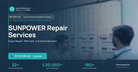 SUNPOWER Repair Services India | Synchronics