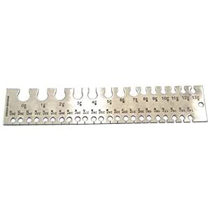 British Wire & Sheet Gauge Sizing Sizer Diameter Measuring Jewelers ...
