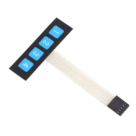 Dc 12V 1C4 Key Matrix Membrane Switch Keypad