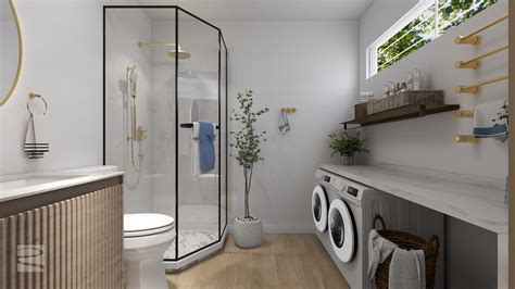 Bathroom Laundry Room Combo Plans at Shirl Ketner blog