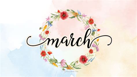 Welcome March Wallpaper Hd