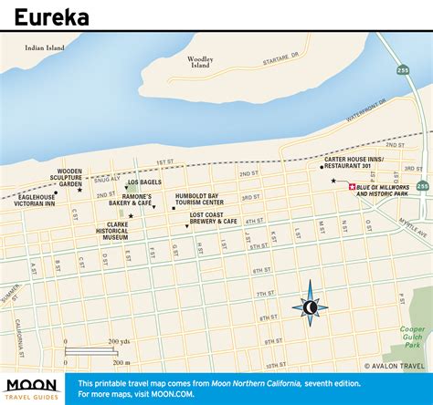 Eureka Ca Street Map