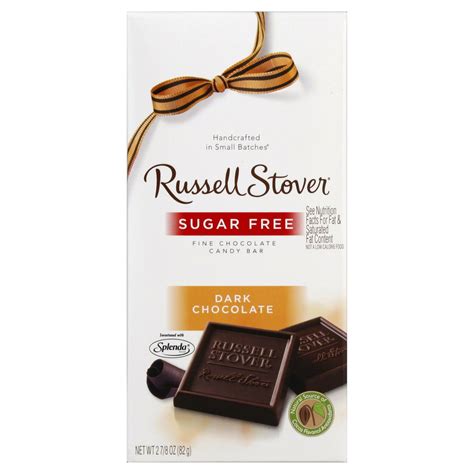 UPC 077260069443 - Russell Stover Sugar-Free Dark Chocolate Candy Bar ...