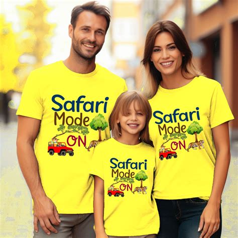 safari mode on vacation tees | safari animal tshirts | safari trip tees ...