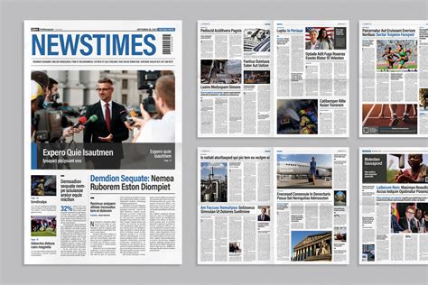 Tabloid Newspaper Template [INDD] - BrandPacks