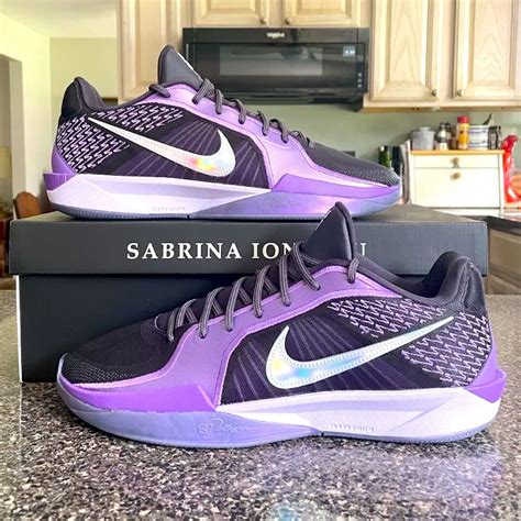 😈🖤 Nike Sabrina 2 Court Vision Purple 😈🖤 | Purple basketball shoes ...