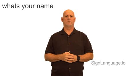 What Is Name In Asl Sign Language at David Galbreath blog