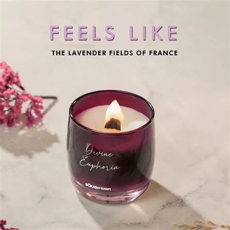 Divine Euphoria - Aromatherapy Scented Candle – Squish Town Private Limited
