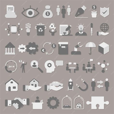 Business Icons Vector 的图像结果