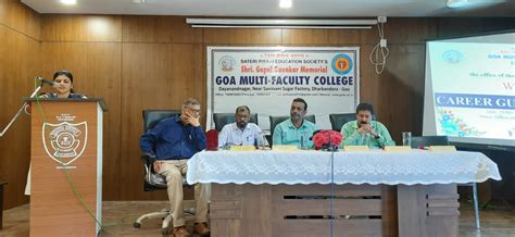 Career Guidance program – Goa Multi Faculty College