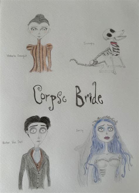Corpse Bride drawing
