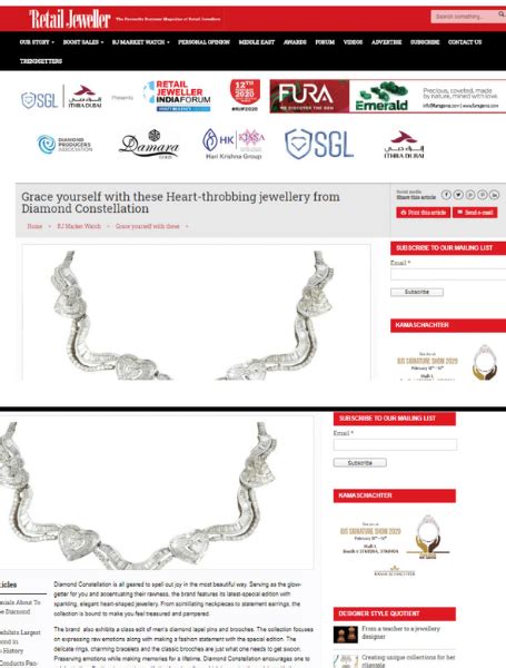 The Retail Jewellery – Diamond Constellation