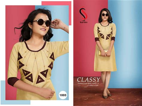 Ss Presents Daisy Straight Cut Short Kurtis