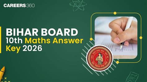 Bihar Board 10th Maths Answer Key 2026 Soon with Solutions PDF (18 Feb)