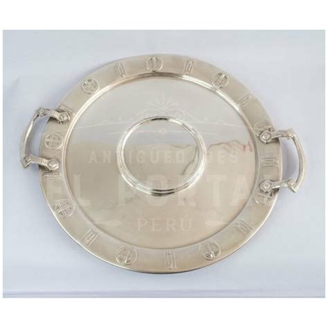 Azafate de plaqué inglés