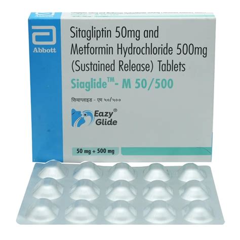 Siaglide M 50/500 - Strip of 15 Tablets : Amazon.in: Health & Personal Care