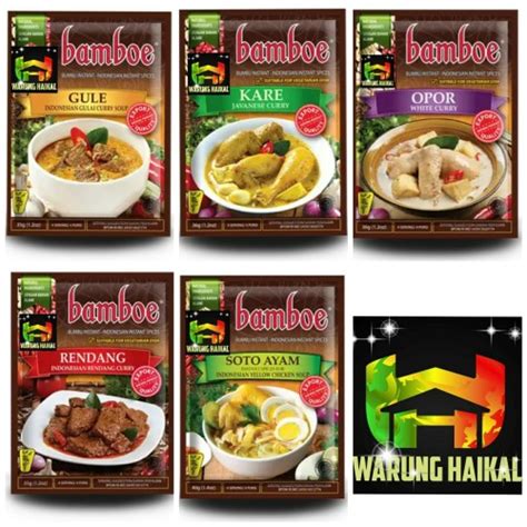 Jual Bumbu Instan Bamboe: Gule, Kare, Opor, Rendang, & Soto Ayam - GULE ...