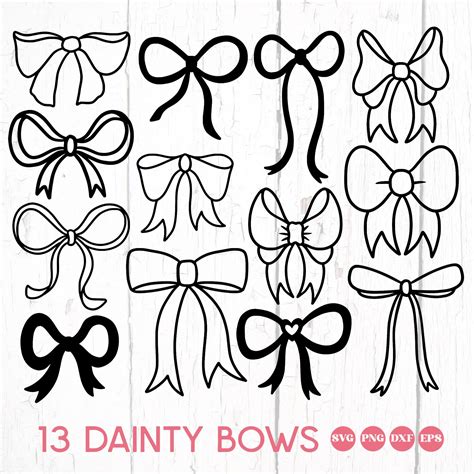 Ribbon Bow Svg, Bow Svg, Coquette Bow Svg, Hand Drawn Bow Svg, Bow Line ...